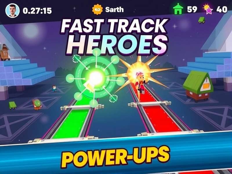 Fast Track Heroes Game Screenshot